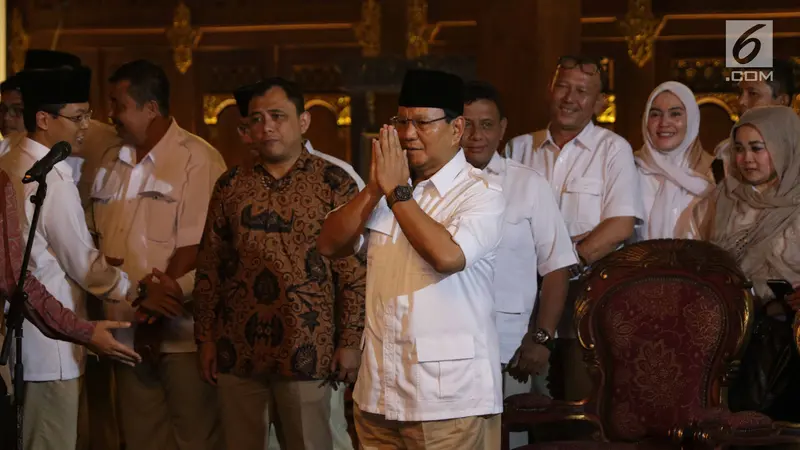 Ketua Umum Partai Gerindra Prabowo Subianto