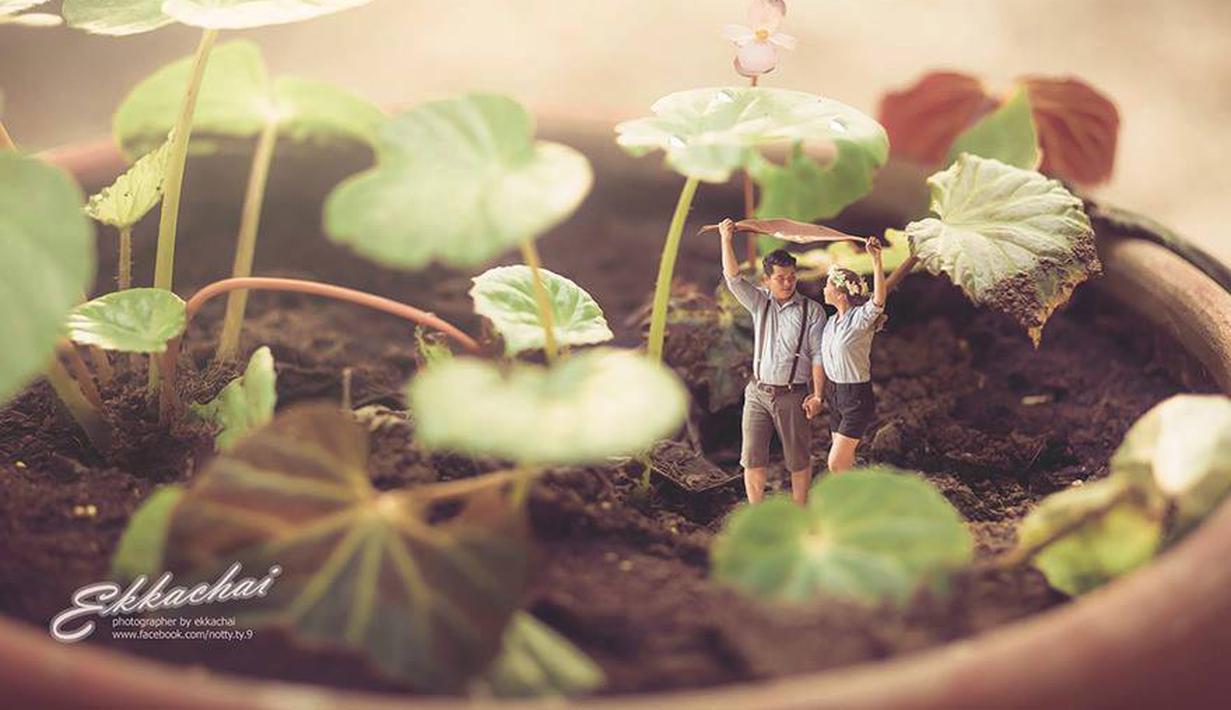 Foto Pre Wedding Unik Bertema Manusia Mini Awas Bikin Baper