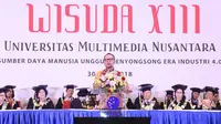 Menteri Ketenagakerjaan (Menaker), M. Hanif Dhakiri menjadi keynote speaker pada Sidang Senat Terbuka Wisuda XIII Universitas Multimedia Nusantara (UMN).