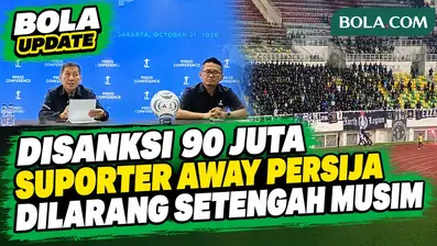 Hasil sidang Komdis PSSI menyatakan Persija Jakarta dihukum atas dugaan gesekan suppoter Persija dengan Persita pada lanjutan BRI Super League pekan ke-5. Persija dikenakan sanksi larangan supporter away selama setengah musim dan Rp30 juta.
