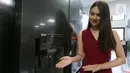 Lemari es model GC-L22FTQBL yang dilengkapi dispenser air dengan UV Nano bekerja mengeliminasi kemungkinan terdapatnya berbagai partikel yang dapat merugikan kesehatan yang melekat pada saluran keluar air tanpa harus menyediakan tempat penyimpanan khusus  (Liputan6.com/Fery Pradolo)