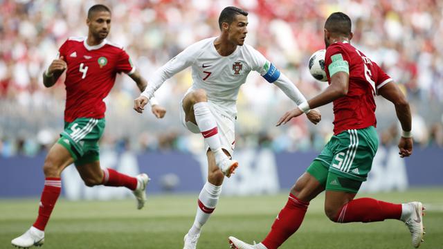 FOTO: Gol Tunggal Cristiano Ronaldo Antar Portugal Tekuk Maroko