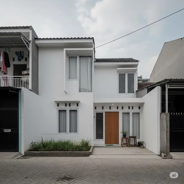 Desain Rumah Sederhana Jakarta. Foto: Gemini