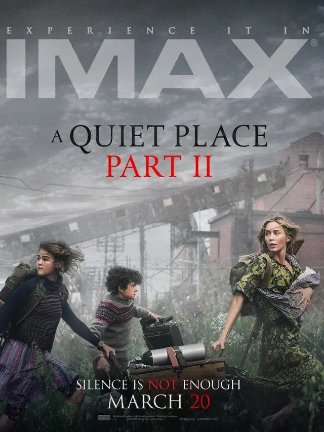 Poster film A Quiet Place Part 2. (Foto: Dok. Platinum Dunes/ Paramount Pictures/ IMDb)