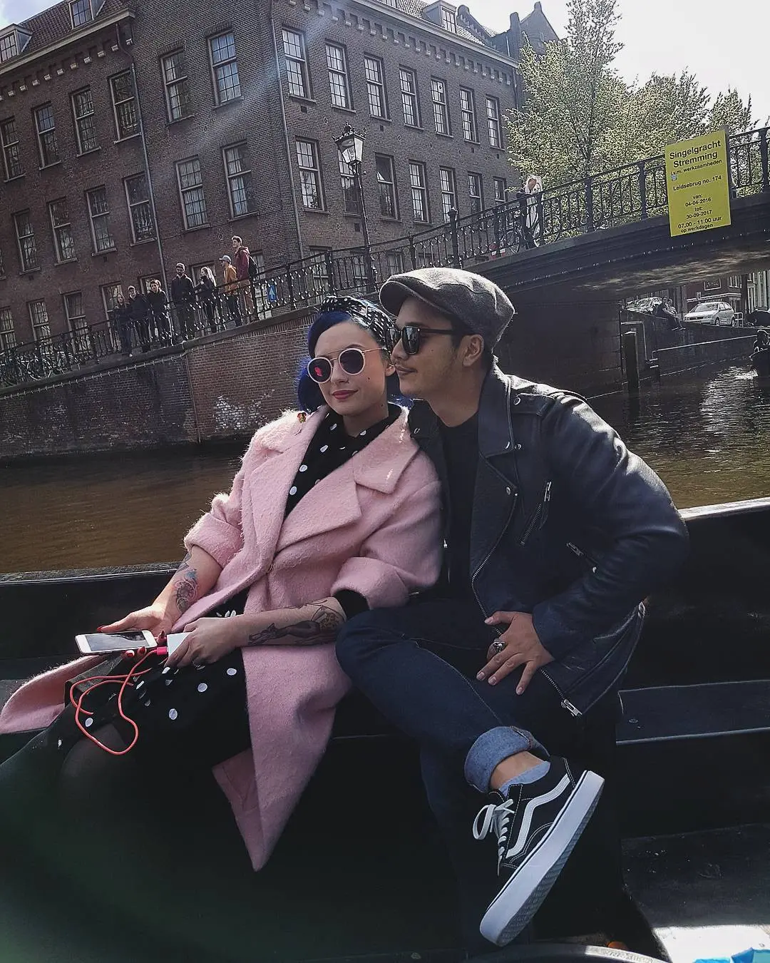 Derby Romero dan Claudia Adinda liburan ke Belanda [foto: www.instagram.com/derbyromero]