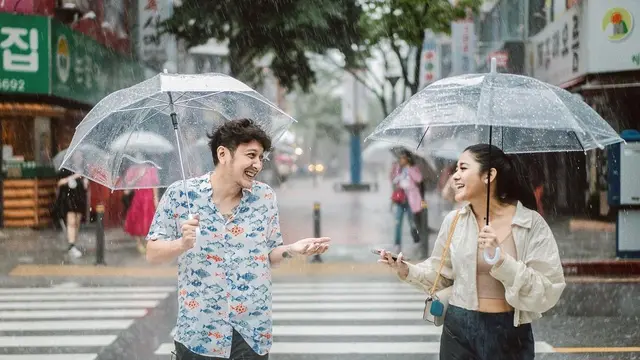 Naysila Mirdad hadiri pemutaran film dan jalan-jalan di Korea Selatan (Foto: Instagram @naymirdad)