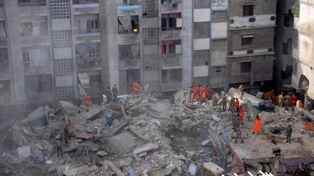Gedung Ambruk di Pakistan, 13 Orang Tewas