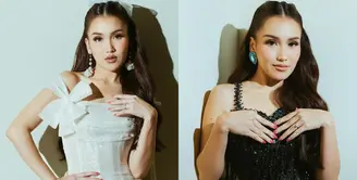 Ayu Ting-Ting kembali tuai pujian atas penampilan terbarunya mengisi sebuah acara. Calon istri perwira itu kenakan dua gaun bernuansa kontras. [@ayutingting92]