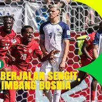 Kanada Tahan Imbang Bosnia, Ukir Sejarah di Laga Perdana Piala Dunia 2026