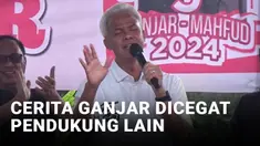 Dicegat Pendukung Lain, Ganjar: Saya Ajak Madang