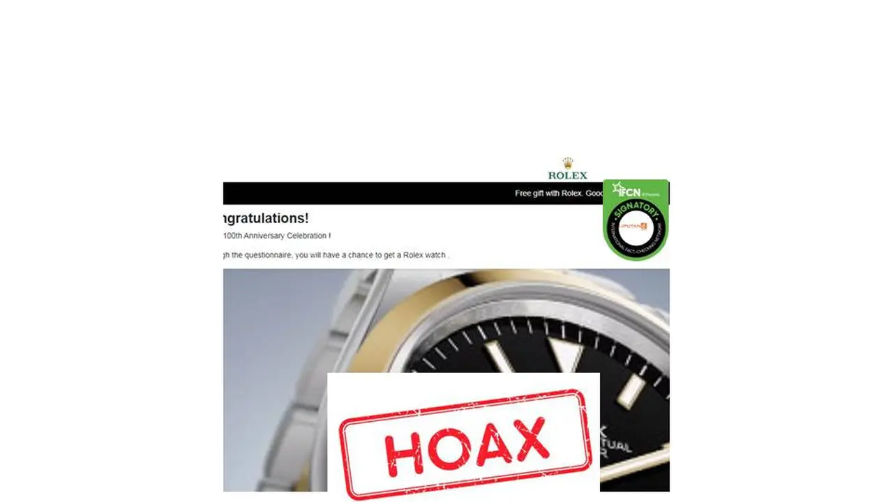 Cek Fakta Rolex