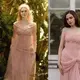 Aktris berusia 25 tahun itu tampil bak Princess Aurora berkat balutan gaun soft pink yang feminin dan anggun. [@syifahadju].