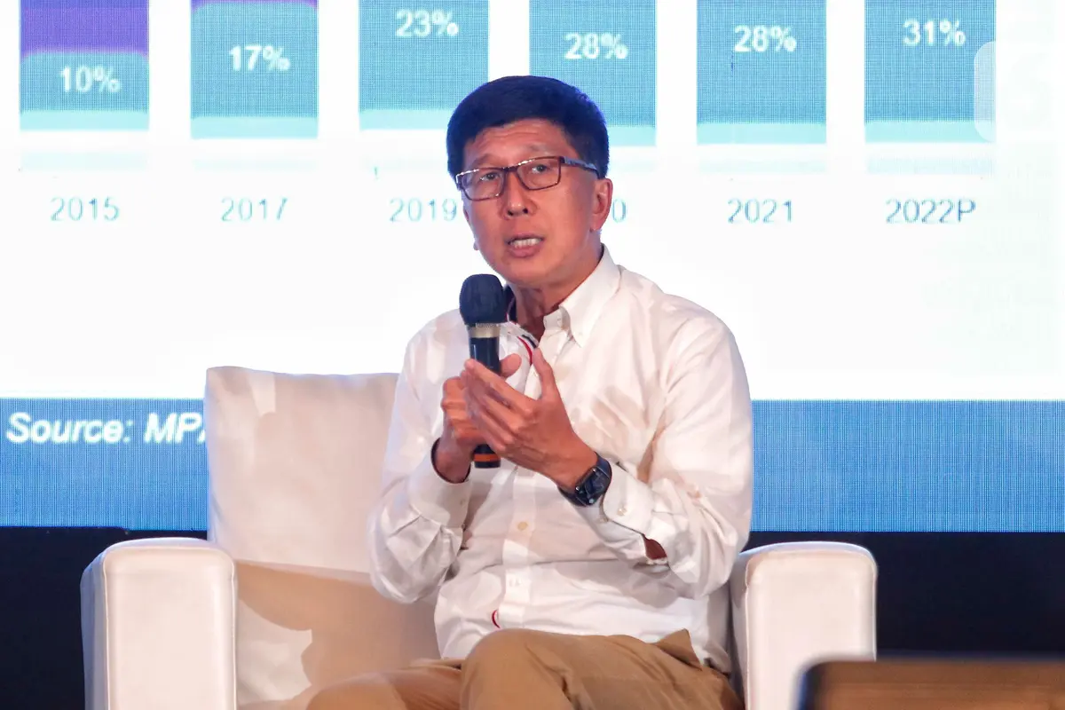 Managing Director PT Elang Mahkota Teknologi Tbk atau Emtek Sutanto Hartono