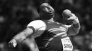 Atlet India, Inderjeet Singh, saat beraksi di nomor tolak peluru putra Kejuaraan Dunia Atletik 2015 di Stadion Nasional, Beijing, Tiongkok. (23/8/2015). (AFP Photo/Franck Fife)