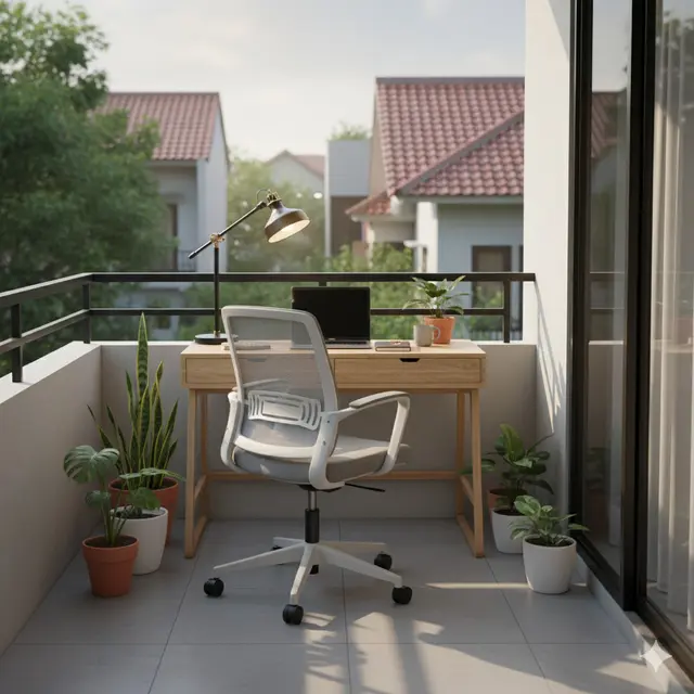 Ide Balkon Mungil untuk Rumah Tanpa Halaman