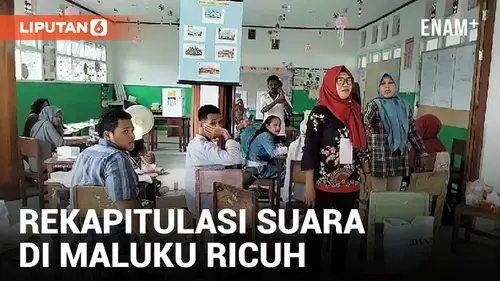 VIDEO: Rekapitulasi Suara Hasil Pemilu 2024 di Maluku Ricuh, Adu Mulut Warga dengan KPPS pun Terjadi