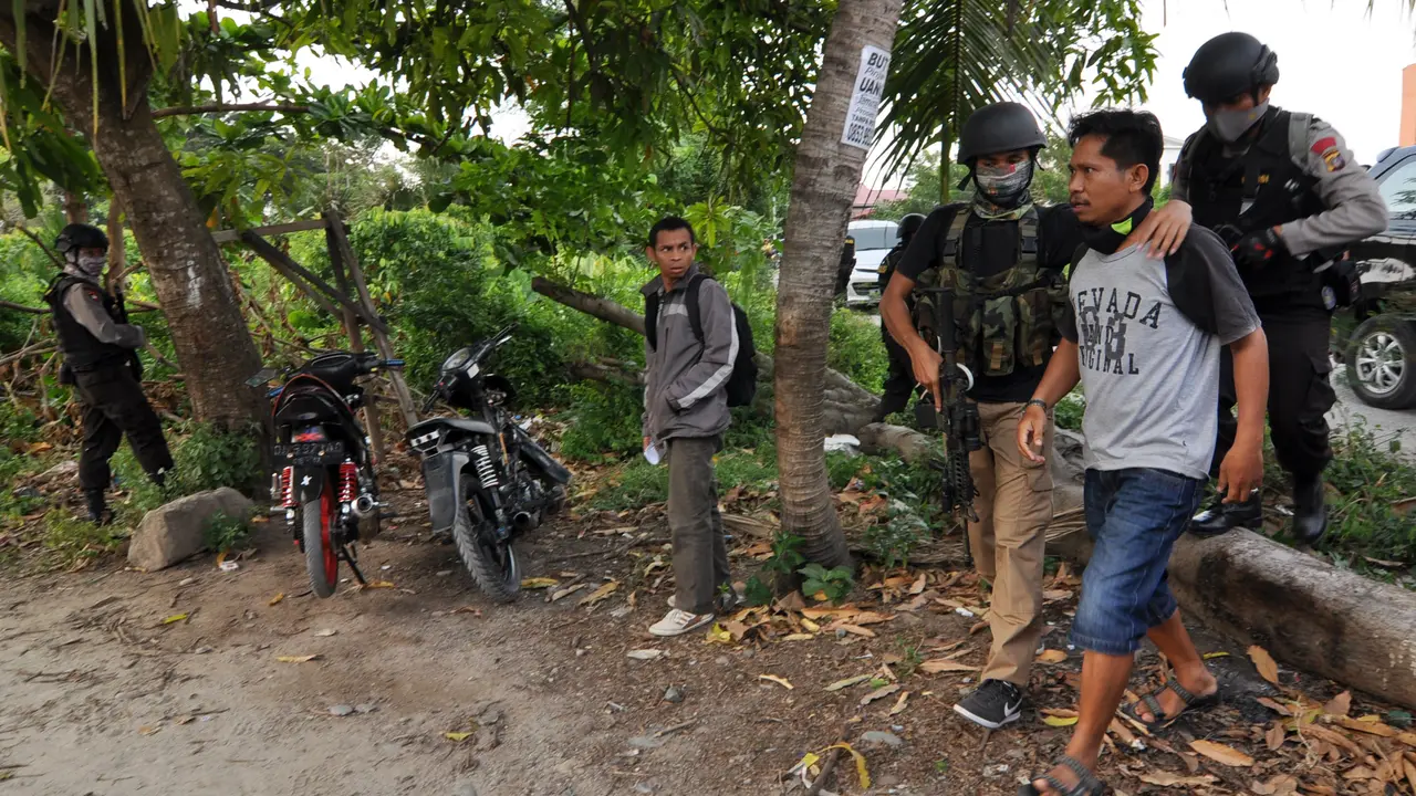 Sepanjang 2014, 21 Teroris Ditangkap di Sulteng