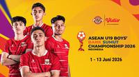 Saksikan turnamen ASEAN U19 Boys Championship 2026 hanya di Vidio. (doc. vidio)