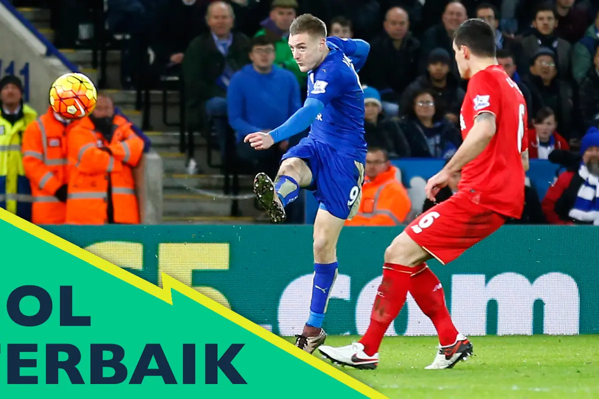 5 Gol Terbaik Premier League, Tendangan Berkelas Jamie Vardy