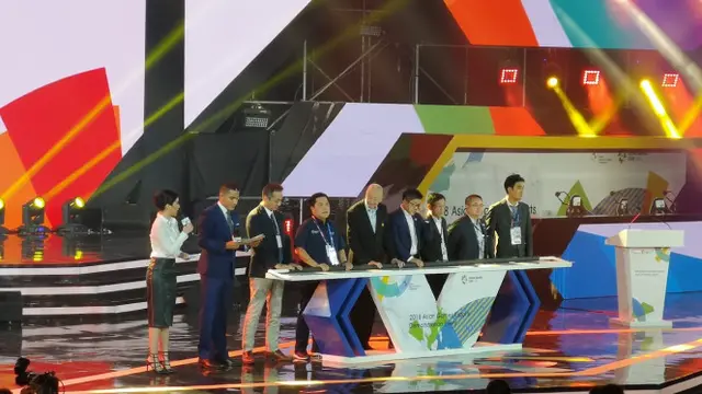 Eksibisi eSports Asian Games 2018. Liputan6.com/Yuslianson