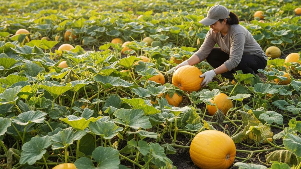 Cara Mudah Menanam Labu Kuning dari Biji, Lengkap Hingga Panen