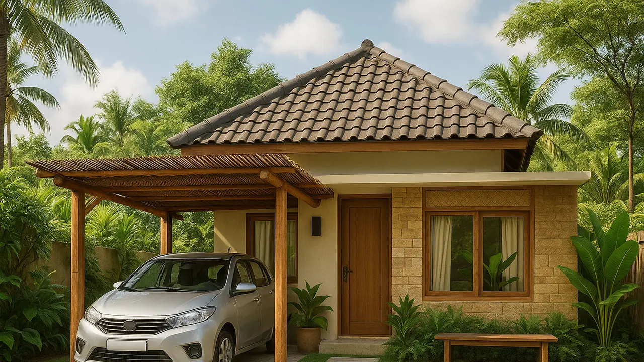 Model Rumah Sederhana Garasi yang Fungsional dan Estetis