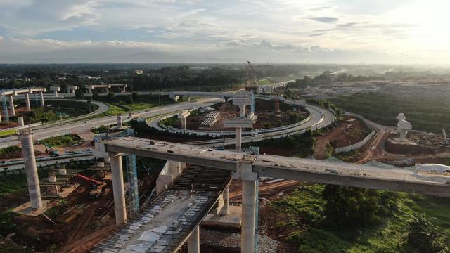 Proyek Tol Jakarta-Cikampek II Selatan Sentuh Progres 72%