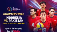 Nantikan! Siaran Langsung Indonesia vs Pakistan AVC Men’s Nation Cup 2025 di Vidio