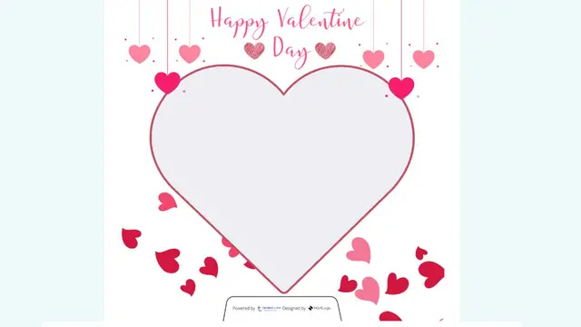 Twibbon Valentine Day atau Hari Valentine yang akan dirayakan 14 Februari 2023 mendatang.