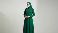 8 Model Gamis Emerald Green Elegan 2026, Inspirasi Anggun, Modern, dan Berkelas
