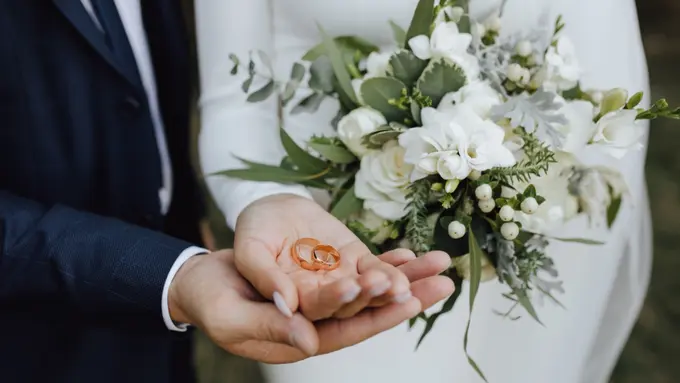 Ilustrasi menikah, pernikahan