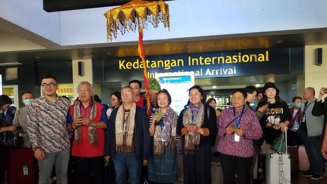 Wisatawan asal China tiba di BIM (Foto: Liputan6.com/ Novia Harlina)