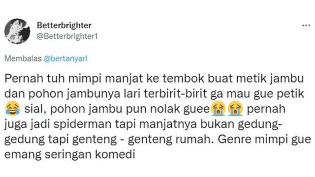 8 Pengalaman Mimpi yang Dialami Netizen Ini Kocak Banget, Enggak Masuk Akal