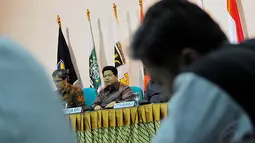 Sebagai tindak lanjut atas Perpu tersebut, KPU mulai menyusun beberapa Peraturan KPU (PKPU) terkait dengan teknis penyelenggaraan pemilihan gubernur, bupati dan wali kota secara langsung dengan serentak, Jakarta, (21/10/14). (Liputan6.com/Johan Tallo)