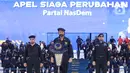 Paloh menilai Indonesia kini terkesan menjadi bangsa yang menghargai materialistik dan terjebak dalam sistem pragmatis. (Liputan6.com/Angga Yuniar)