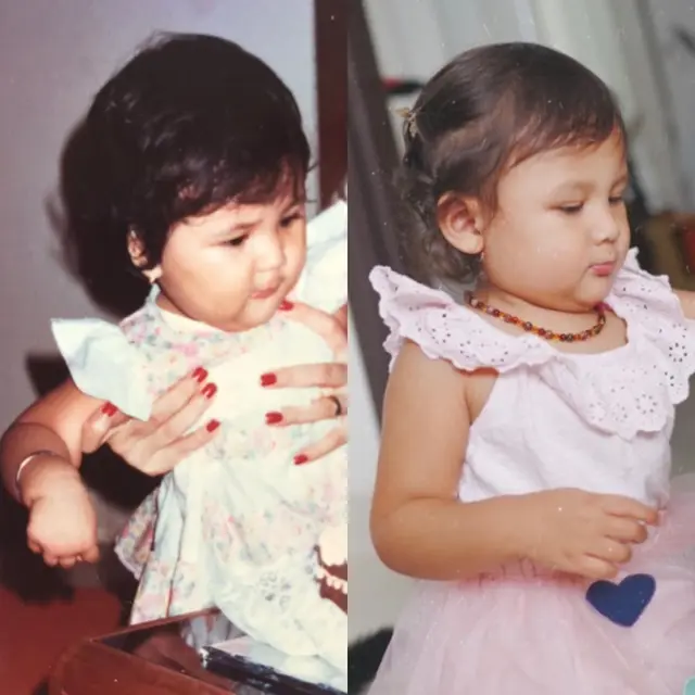 6 Potret Beda Gaya Sea Dedari dan Foto Masa Kecil Sharena, Mirip Banget
