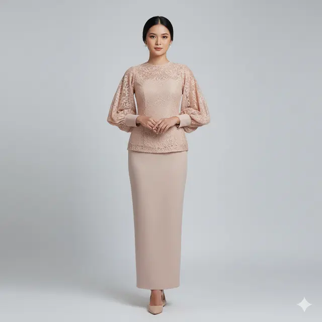 Model Kebaya Lengan Balon Modern untuk Anak Muda. Gemini