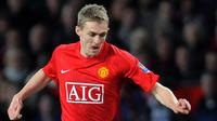 8. Darren Fletcher - Menjadi tumpuan dibawah nahkoda Sir Alex Ferguson. Penampilan apiknya bersama Setan Merah tak tertular bersama timnas Skotlandia yang hingga saat ini gagal unjuk gigi di Piala Dunia. (AFP/Andrew Yates)