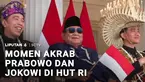 Joko Widodo menjadi satu-satunya mantan Presiden yang menghadiri peringatan HUT ke-81 RI. Jokowi dan Wakil Presiden, Gibran Rakabuming duduk mengapit Presiden Prabowo Subianto.