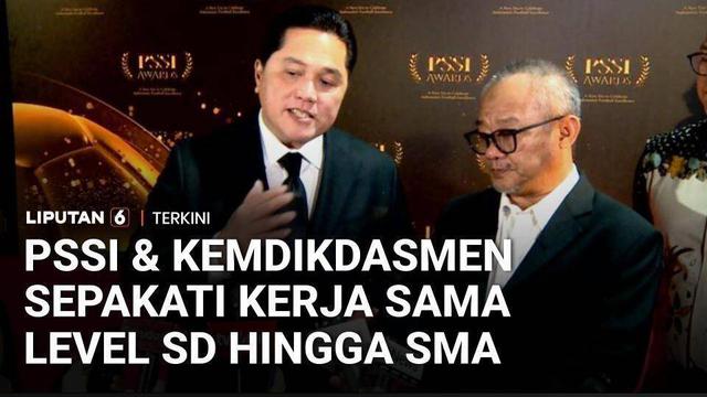Menteri Pendidikan Dasar dan Menengan, Abdul Mu'ti menyatakan dukungannya untuk pembinaan sepak bola usia muda dan siap bekerja sama dengan PSSI untuk menggelar laga tingkat SD hingga SMA, saat menghadiri ajang PSSI Award, Sabtu (28/3) malam.

Hal in...