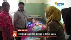 Puluhan santri dan santriwati Ponpes Babussalam, Madiun, keracunan makanan.