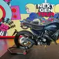 Ducati Scrambler Nightshift tampil elegan dengan dominasi warna gelap. (Septian/Liputan6.com)