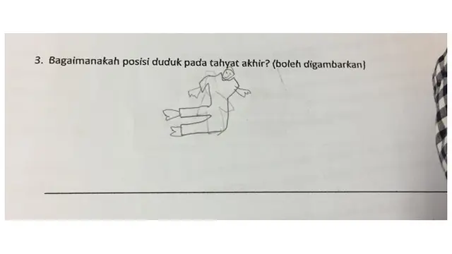 Lucunya Gambar Anak-anak Ini Saat Menjawab Soal