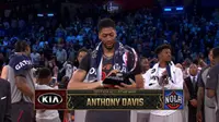 Pemain New Orleans Pelicans, Anthony Davis, menjadi MVP NBA All-Star 2017. (NBA.com)