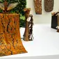 Batik motif khas Raja Ampat dipamerkan dalam acara Gelar Batik Nusantara 2015 di JCC Senayan, Jakarta, Kamis (25/6/2015). Beragam batik dari penjuru Nusantara dipamerkan dalam acara tersebut. (Liputan6.com/Yoppy Renato)