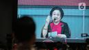 Ketua Umum PDIP Megawati Soekarnoputri menyampaikan arahan serta membuka Rakernas II PDIP di Jakarta, Selasa (21/6/2022). Rakernas PDIP kali ini mengusung tema 'Desa Kuat, Indonesia Maju dan Berdaulat'. (Liputan6.com/Faizal Fanani)