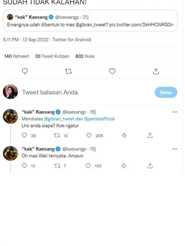 Kaesang Pangarep Dikabarkan Akan Menikahi Erina Gudono Akhir 2022, Ini 4 Klarifikasinya