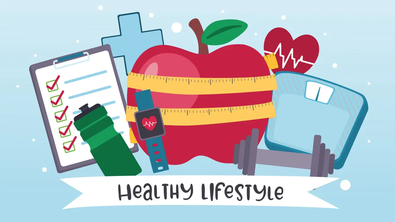 Ilustrasi hidup sehat