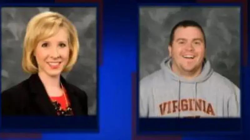 2 jurnalis Virginia, AS yakni Alison Parker dan Adam Ward terbunuh saat siaran langsung oleh tersangka penembak Vester Lee Flanagan, yang mengunggah video penembakannya sendiri sebelum bunuh diri. (AP)