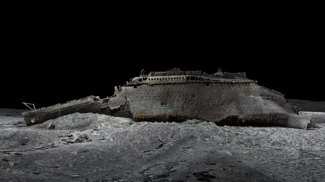Potret 3D Bangkai Kapal Titanic